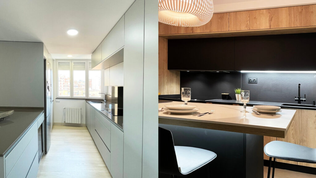 Materiales y acabados: ¿Es mejor una cocina lacada o con acabado mate?